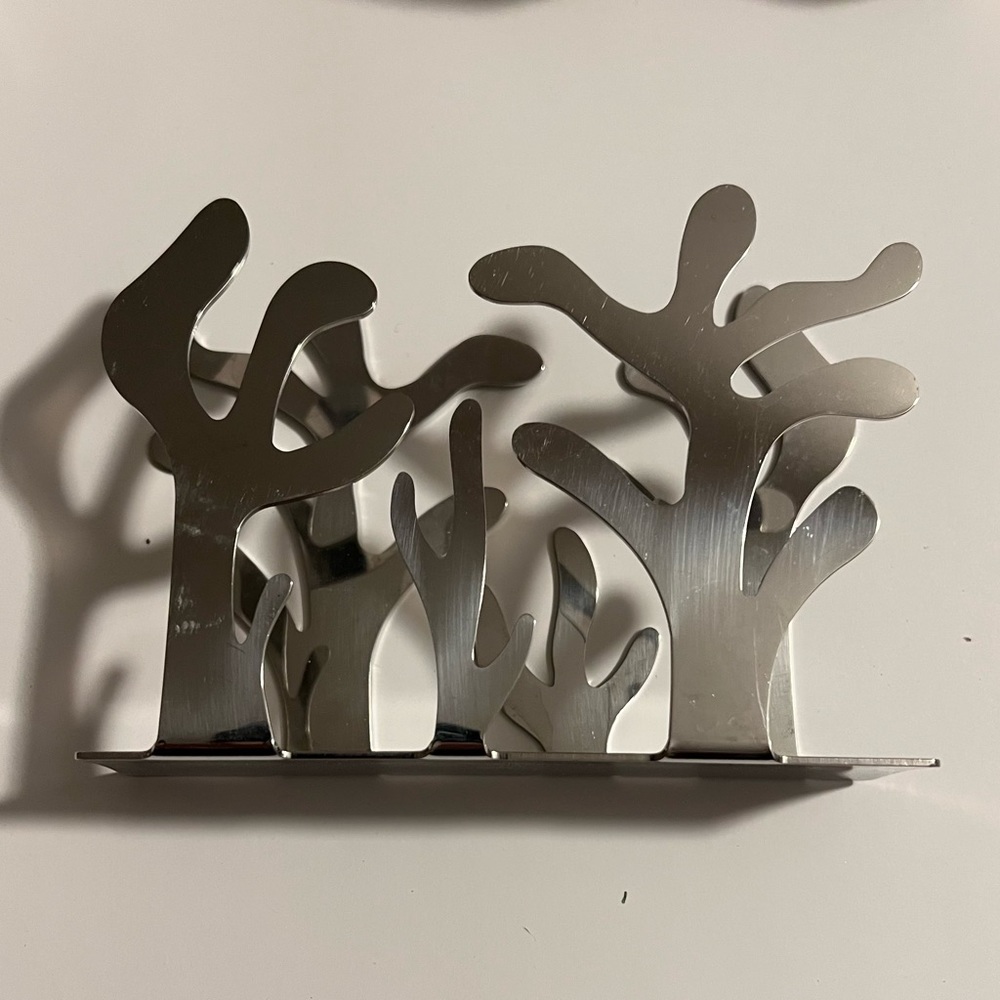 Alessi Mediterraneo Napkin Holder, Stainless Steel